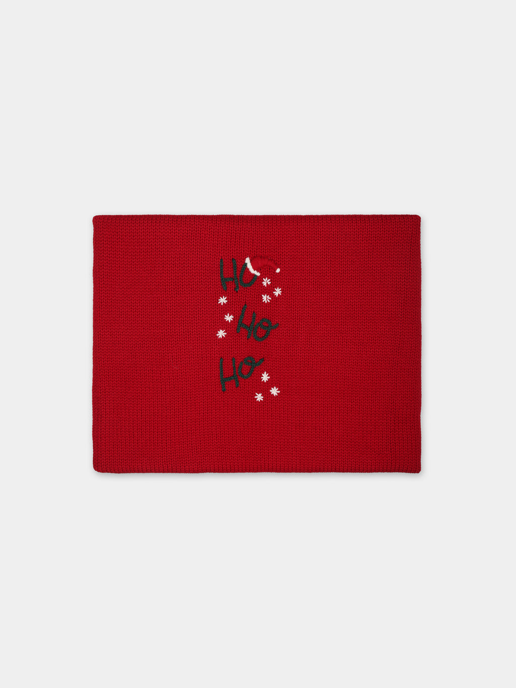 Red blanket for babykids with writing